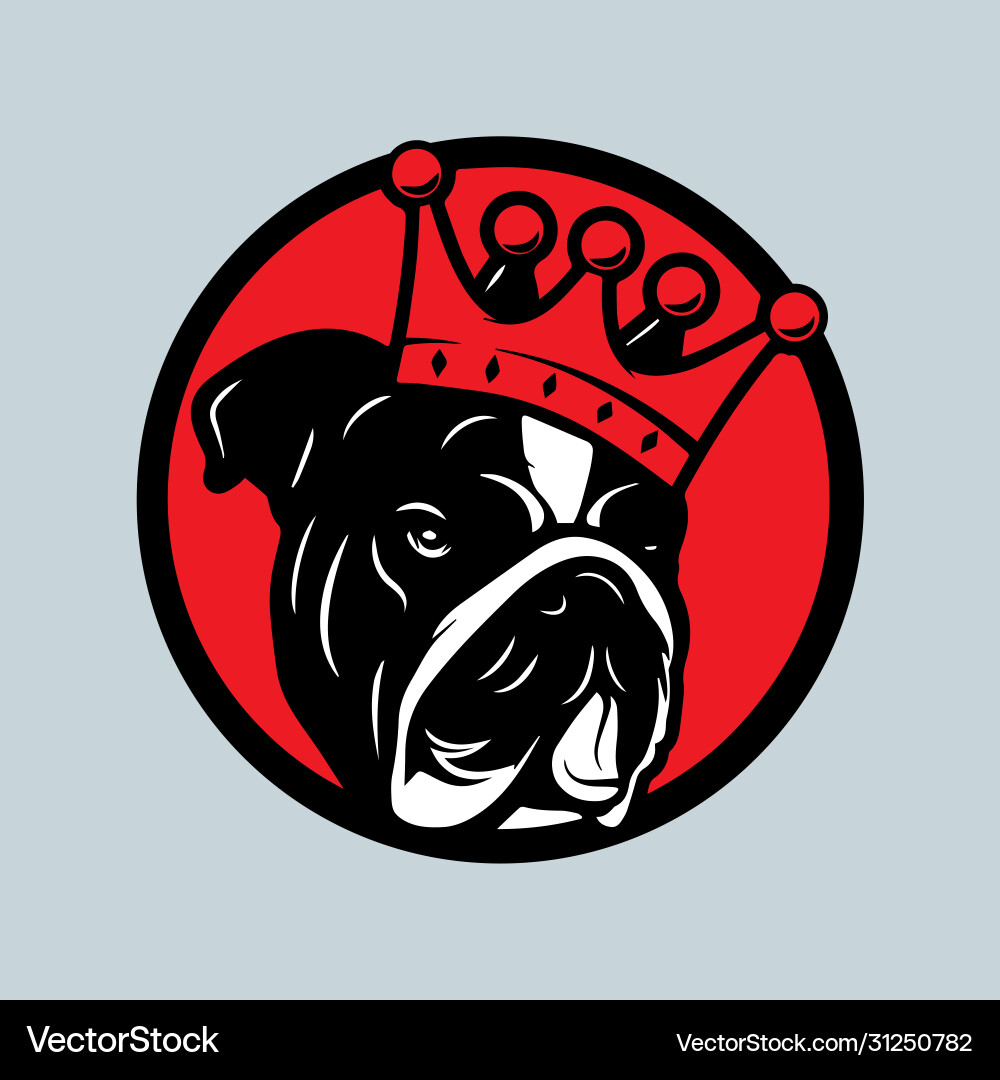 Bulldogge Gesicht isoliert umrissen Bulldogge Gesicht isoliert umrissen vektorbild