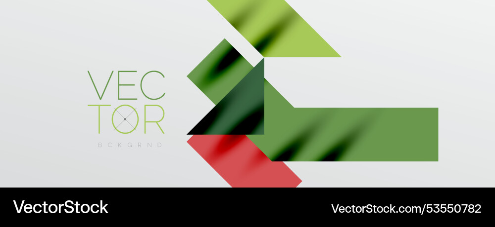 Dynamic lines and triangles Vector Image