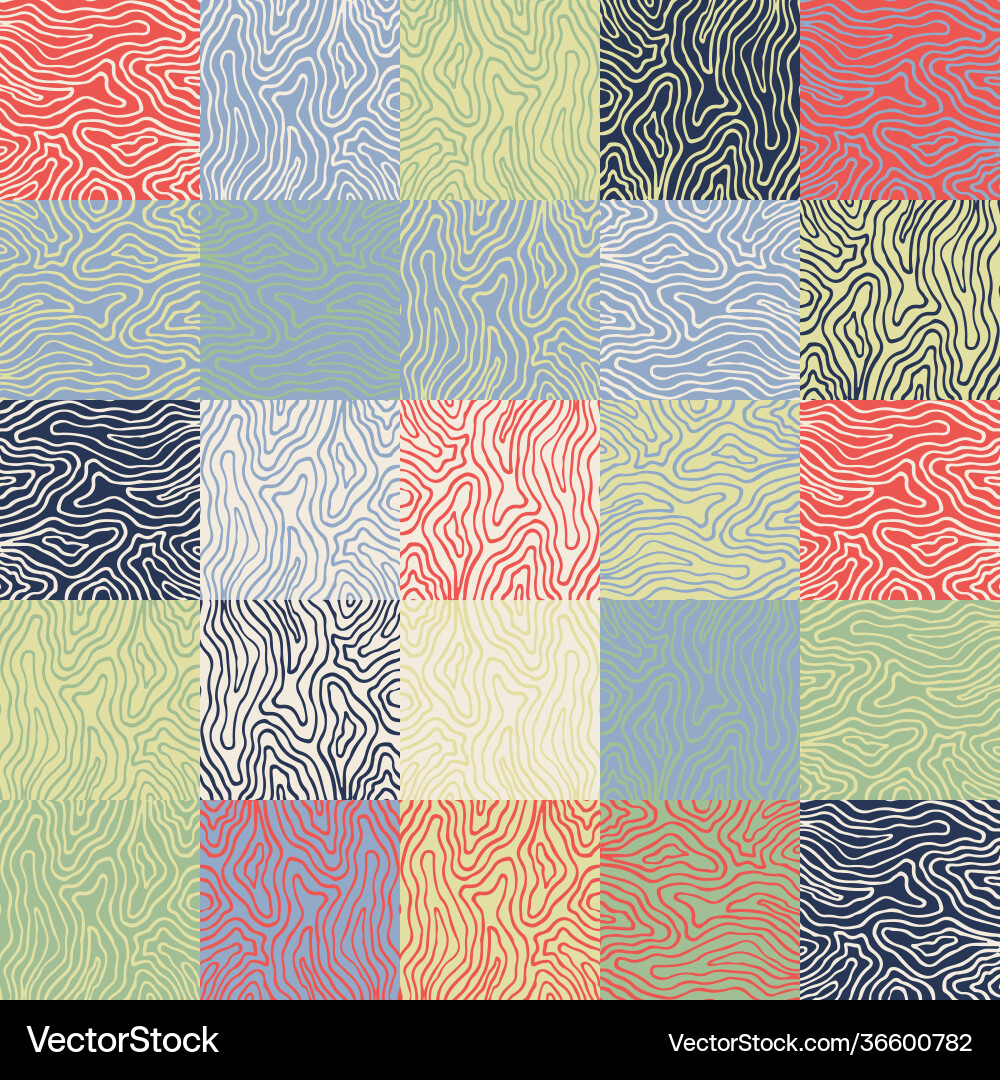 Hand-drawn abstract pattern design with digital vector image