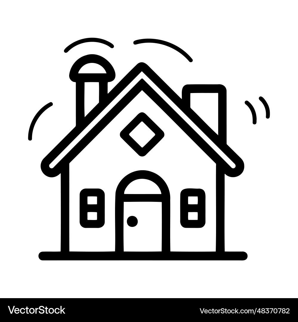 Home image to be used in web applications vector image