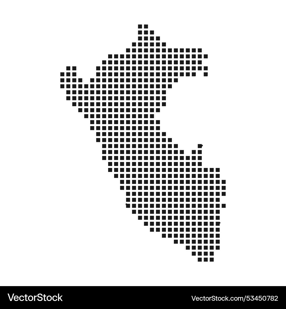 Peru map icon Royalty Free Vector Image - VectorStock