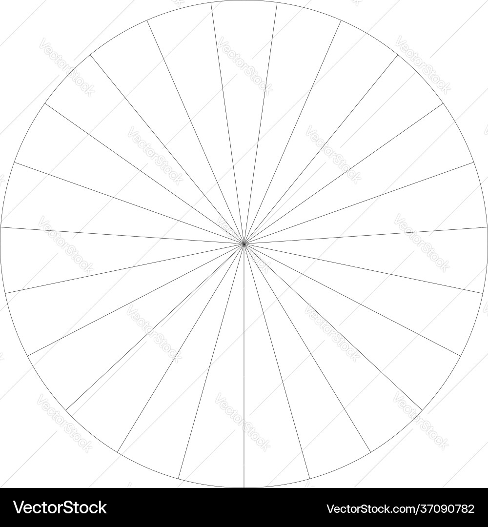 Segmented circle pie graph chart infographics Segmented circle pie graph chart infographics vector image