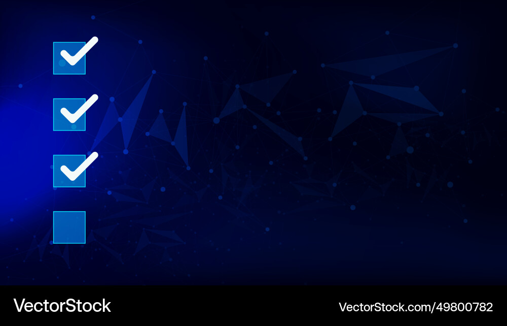 Tick correct sign mark in checkbox Tick correct sign mark in checkbox vector image