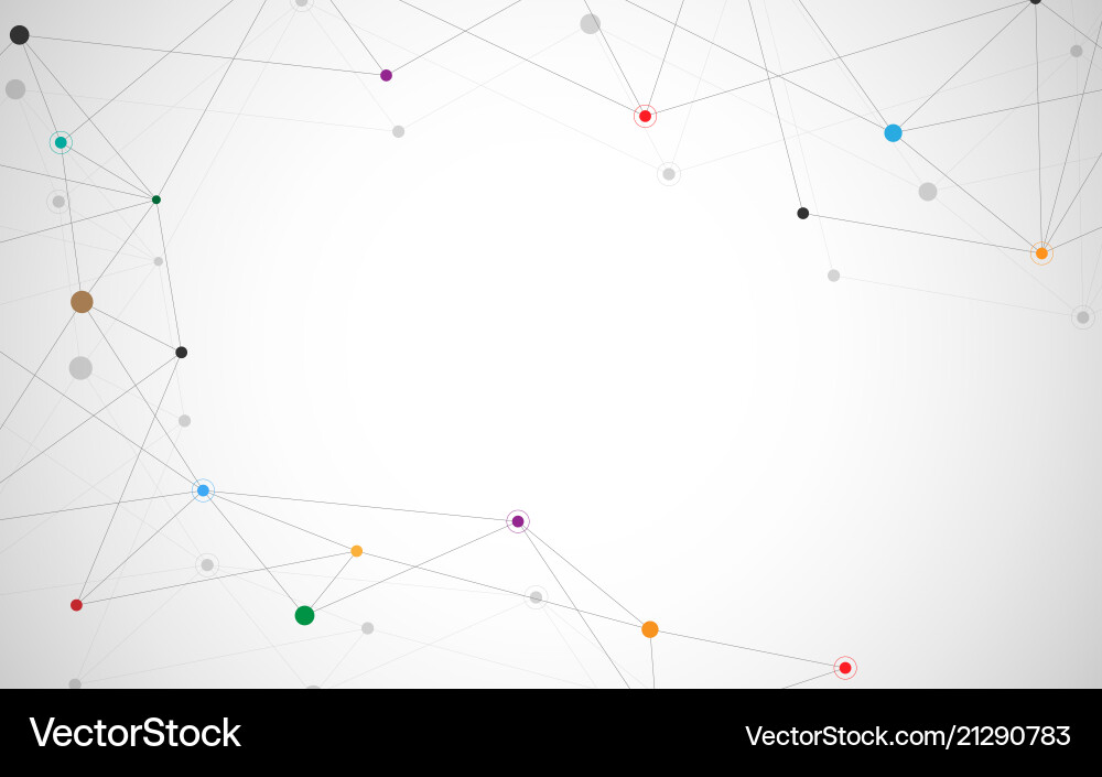 Abstract connecting dots and lines connection Abstract connecting dots and lines connection vector image