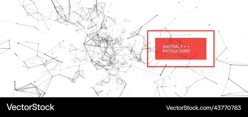 Abstract polygonal background with connecting Abstract polygonal background with connecting vector image