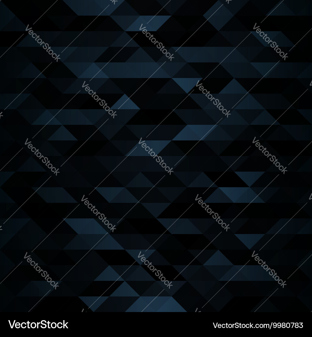 Dark Triangular Mosaic Pattern vector image