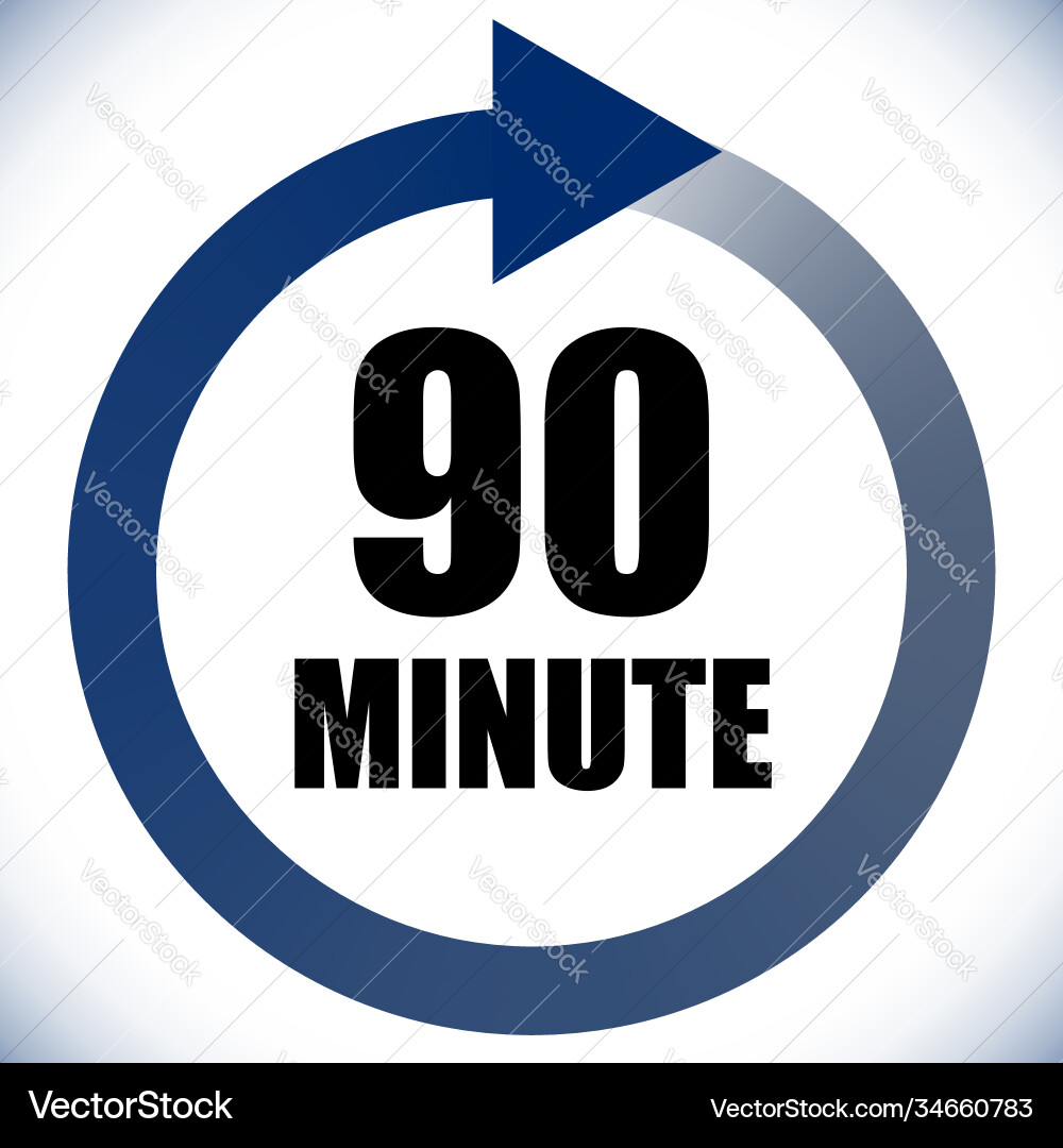 Numbers numerals dial time duration and schedule Vector Image