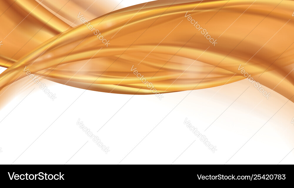 Orange golden flowing liquid abstract Orange golden flowing liquid abstract vector image