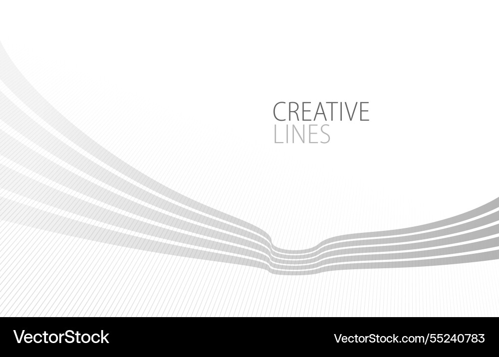 Wave lines in 3d perspective abstract background Wave lines in 3d perspective abstract background vector image