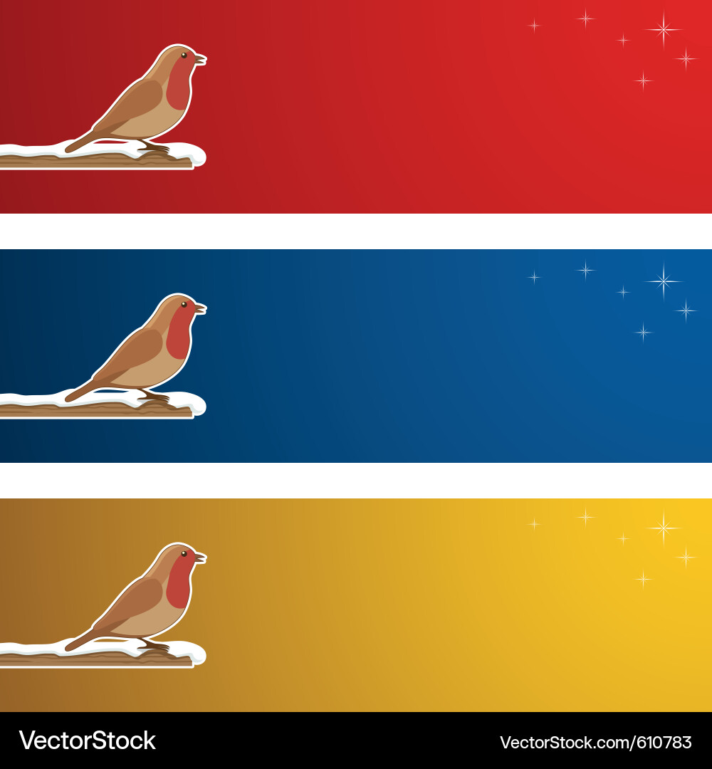 Weihnachts-Banner Vektorbild