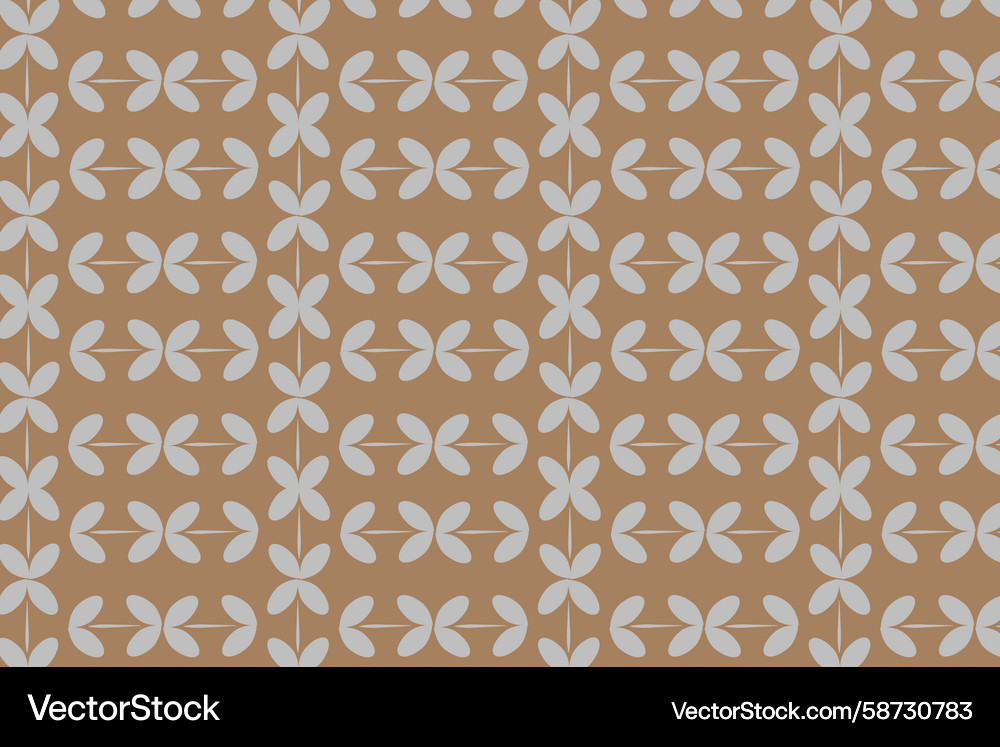 Zen shape seamless pattern minimal bloom Vector Image