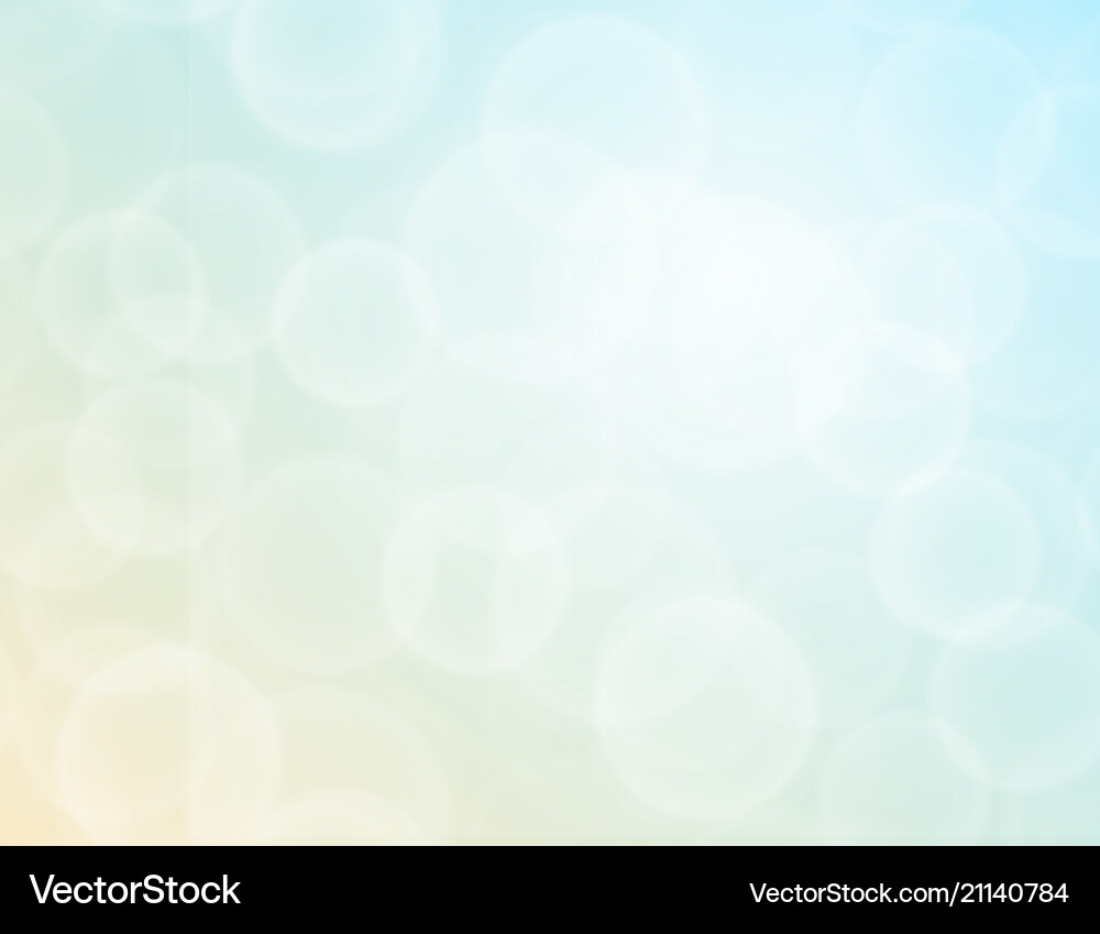 Bokeh texture on a two-tone background Vector Image