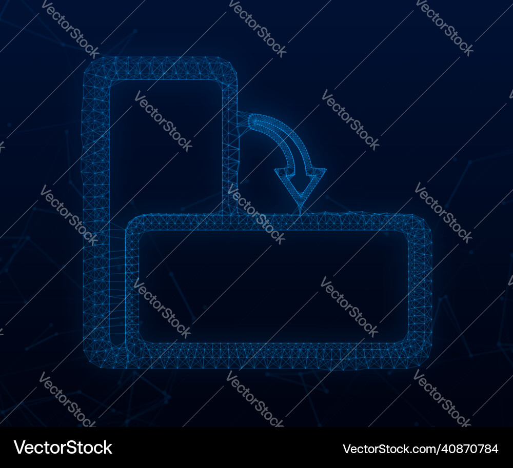 Rotate smartphone isolated icon device rotation Vector Image