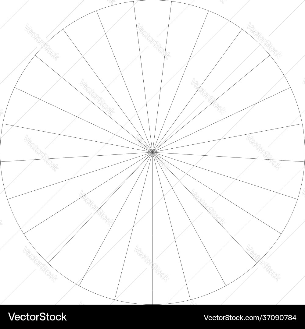Segmented circle pie graph chart infographics Segmented circle pie graph chart infographics vector image