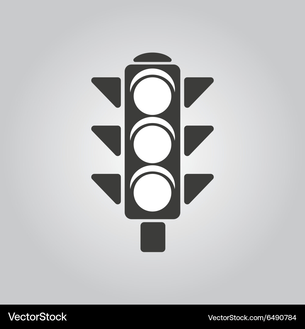 Traffic light icon stoplight and semaphore Vector Image