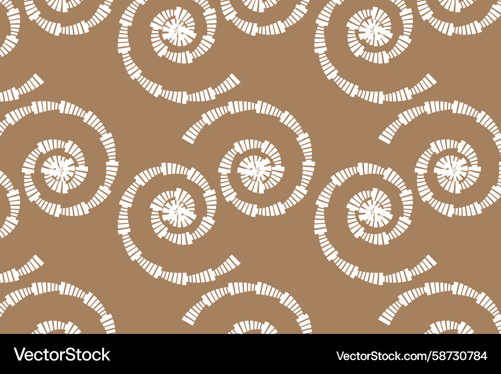 Zen shape seamless pattern subtle dots Vector Image