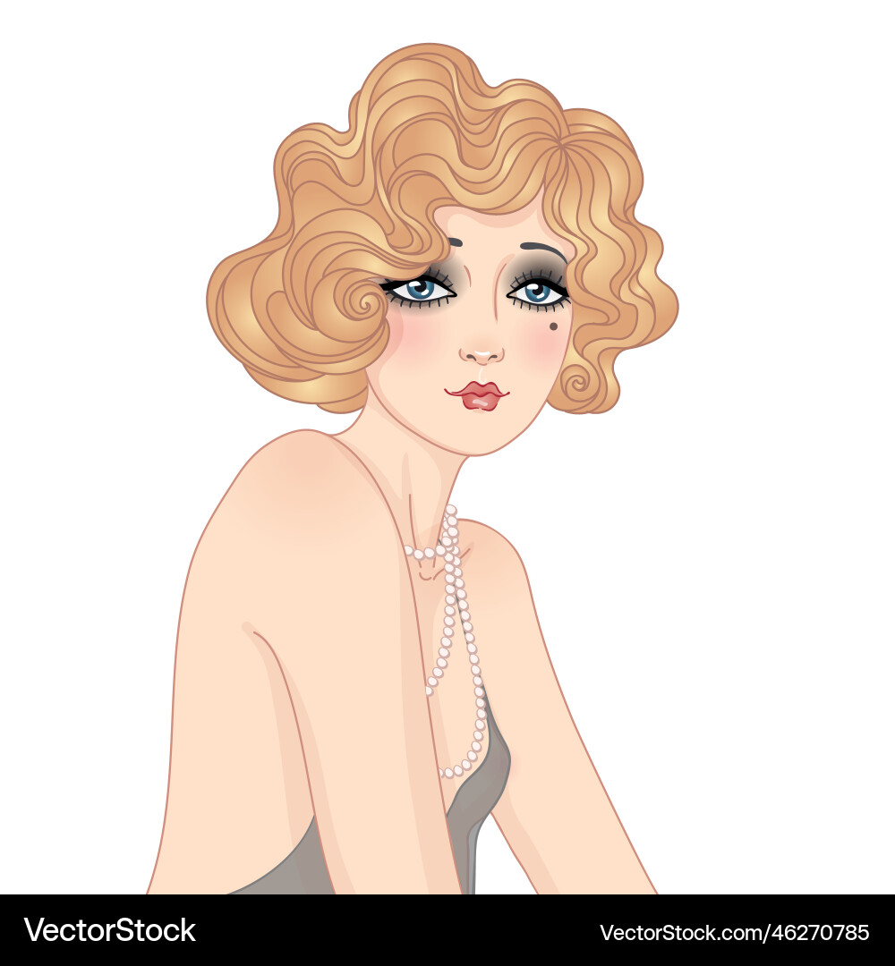 Blonde flapper girl hot sale