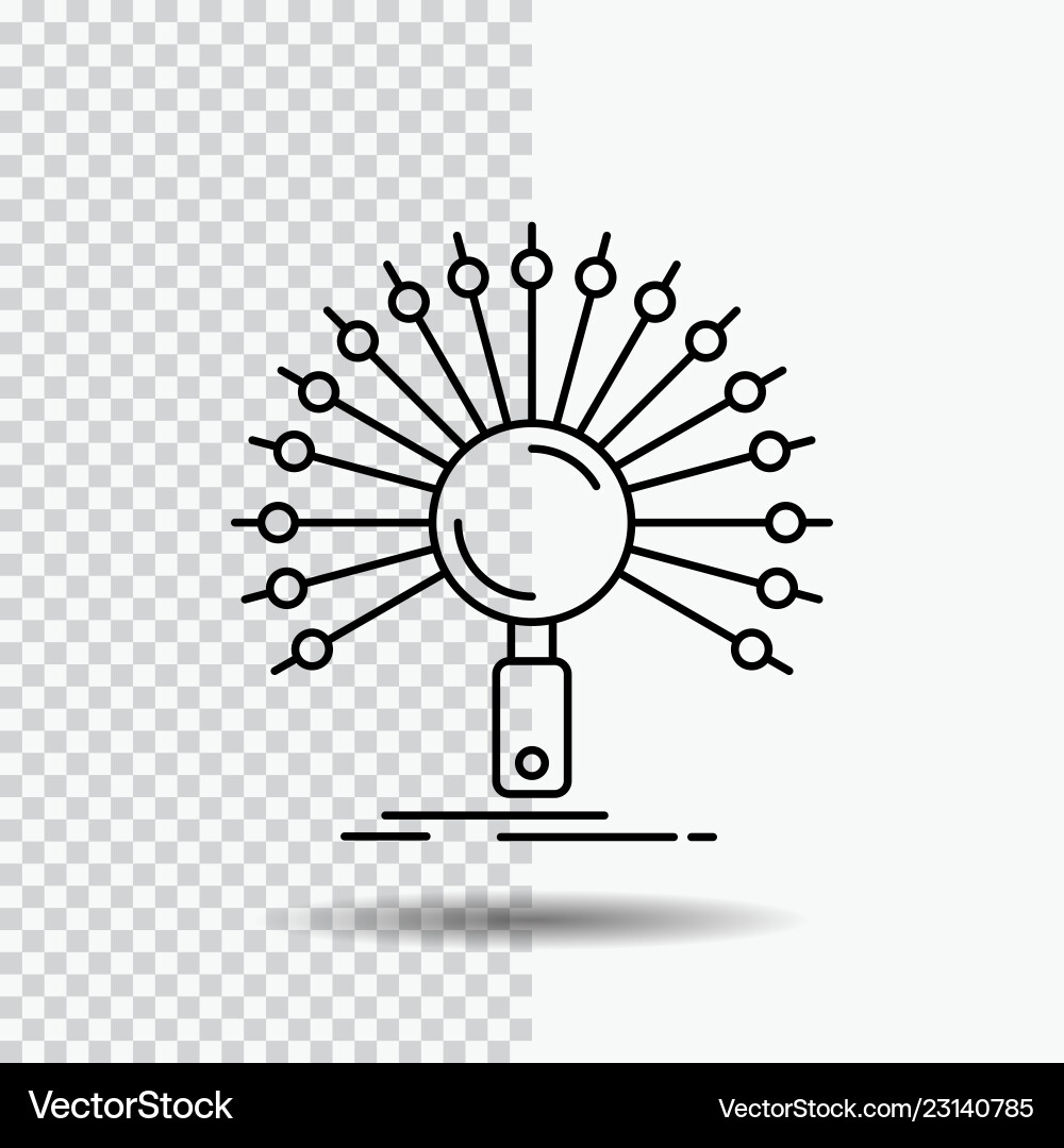Data Retrieval Network Icon Vector Image
