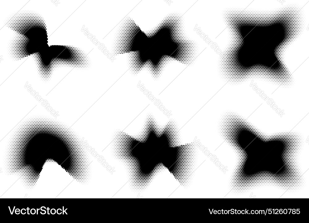Halftone hexagon pattern reprographic technique Halftone hexagon pattern reprographic technique vector image