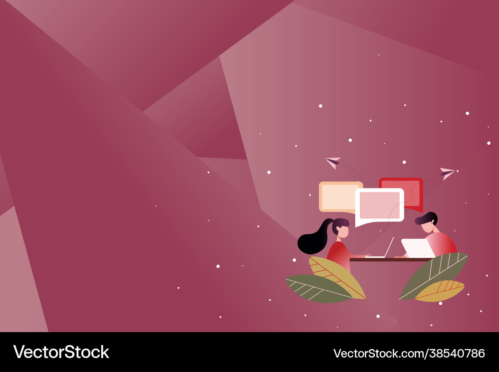 Abstract conversation interview global Abstract conversation interview global Vector Image