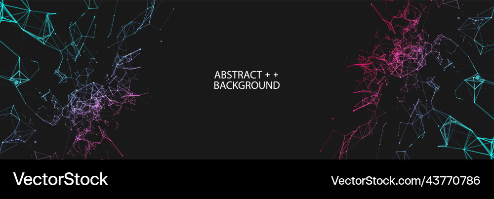 Abstract polygonal background with connecting Abstract polygonal background with connecting vector image