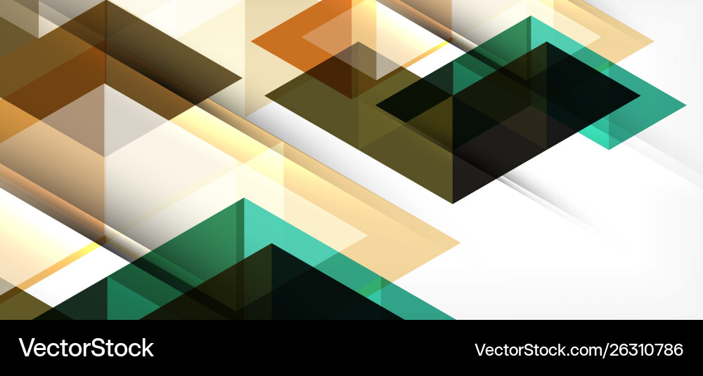 Abstract triangle pattern colorful backdrop Vector Image