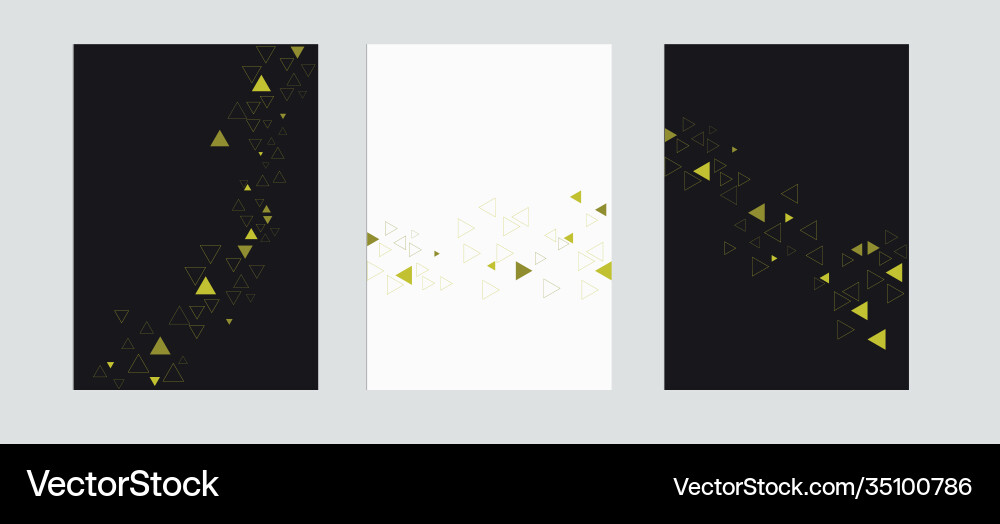 Abstract triangular backgrounds on gray Abstract triangular backgrounds on gray vector image