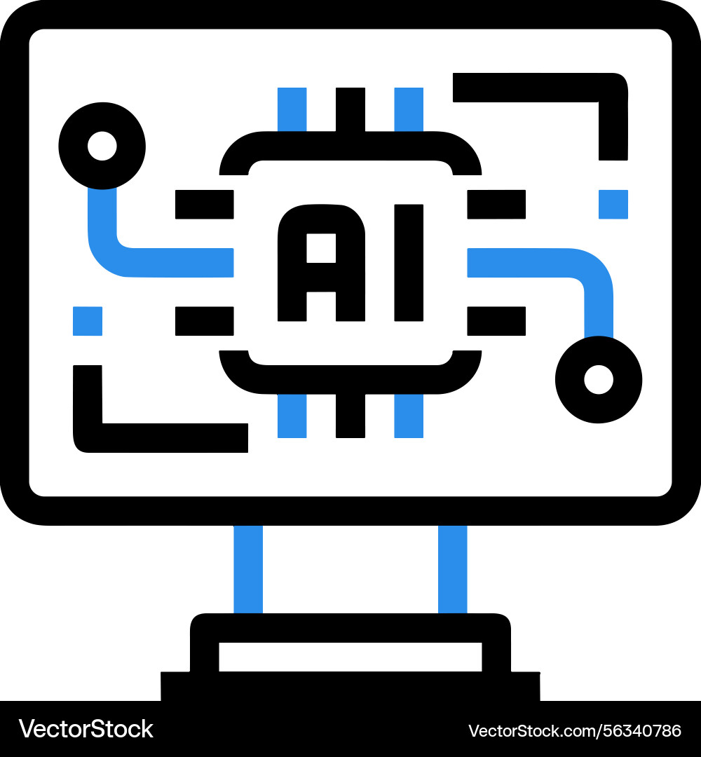 Computer icon symbol image Vector Image