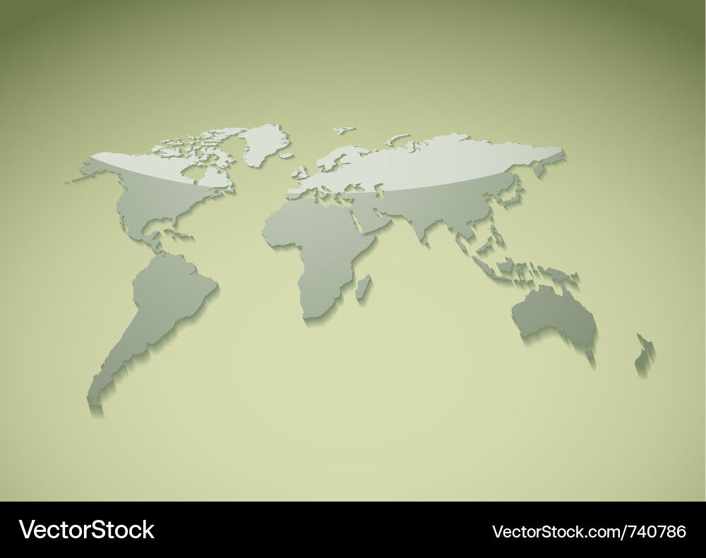 Global World Map Background Vector Image