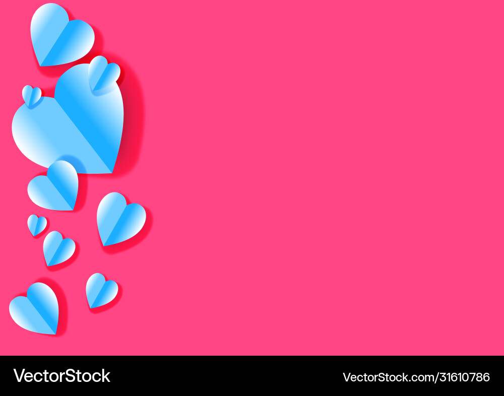 Heart icon with shadow for copy space text Heart icon with shadow for copy space text vector image