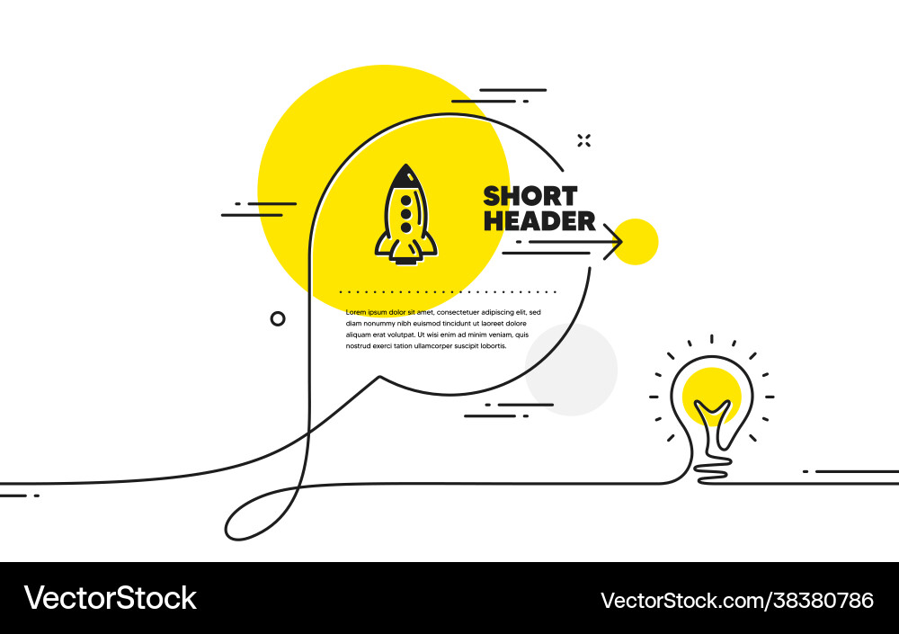 Rocket icon spaceship transport sign Vector Image