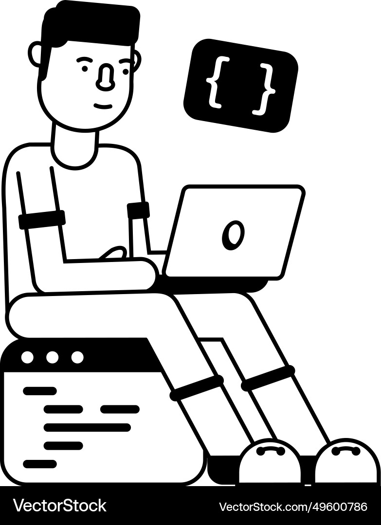 Site coding Vector Image