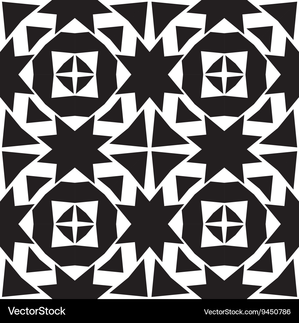 Universal different geometric seamless patterns vector image
