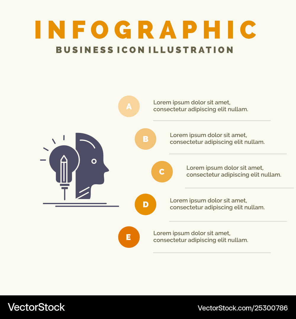 User mind making programming solid icon User mind making programming solid icon vector image