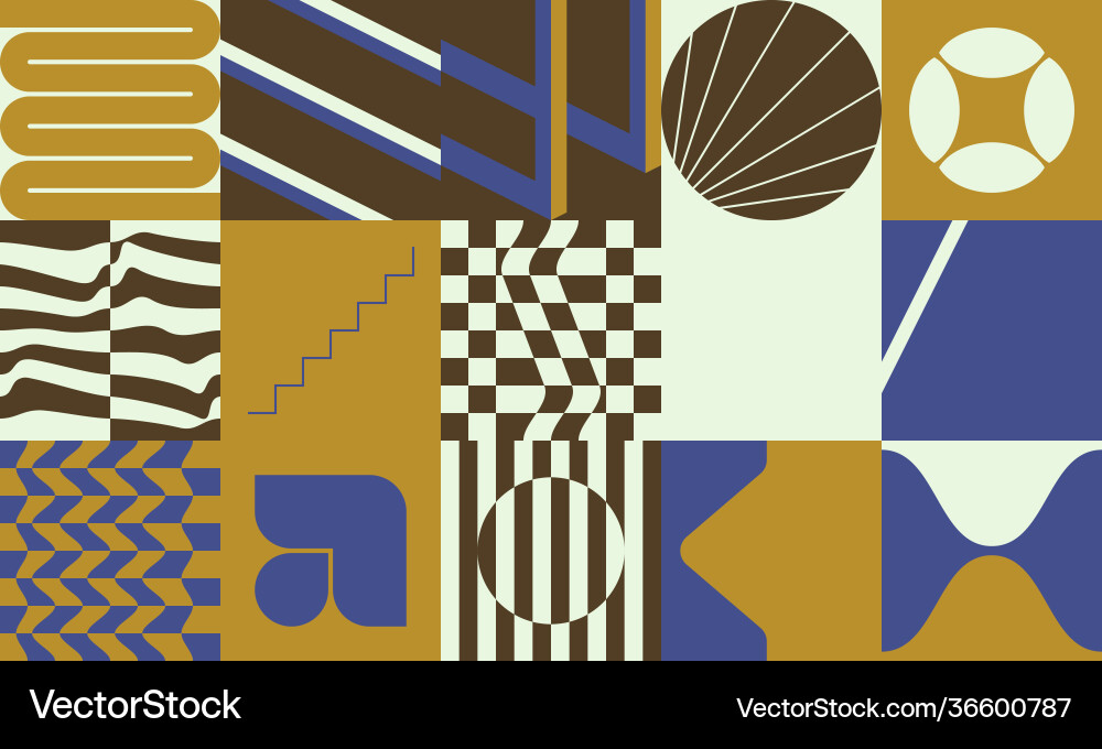 Abstract pattern design elements Abstract pattern design elements vector image