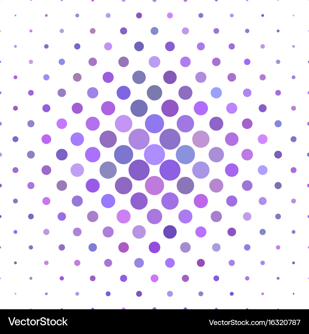 Colored dot pattern background vector image