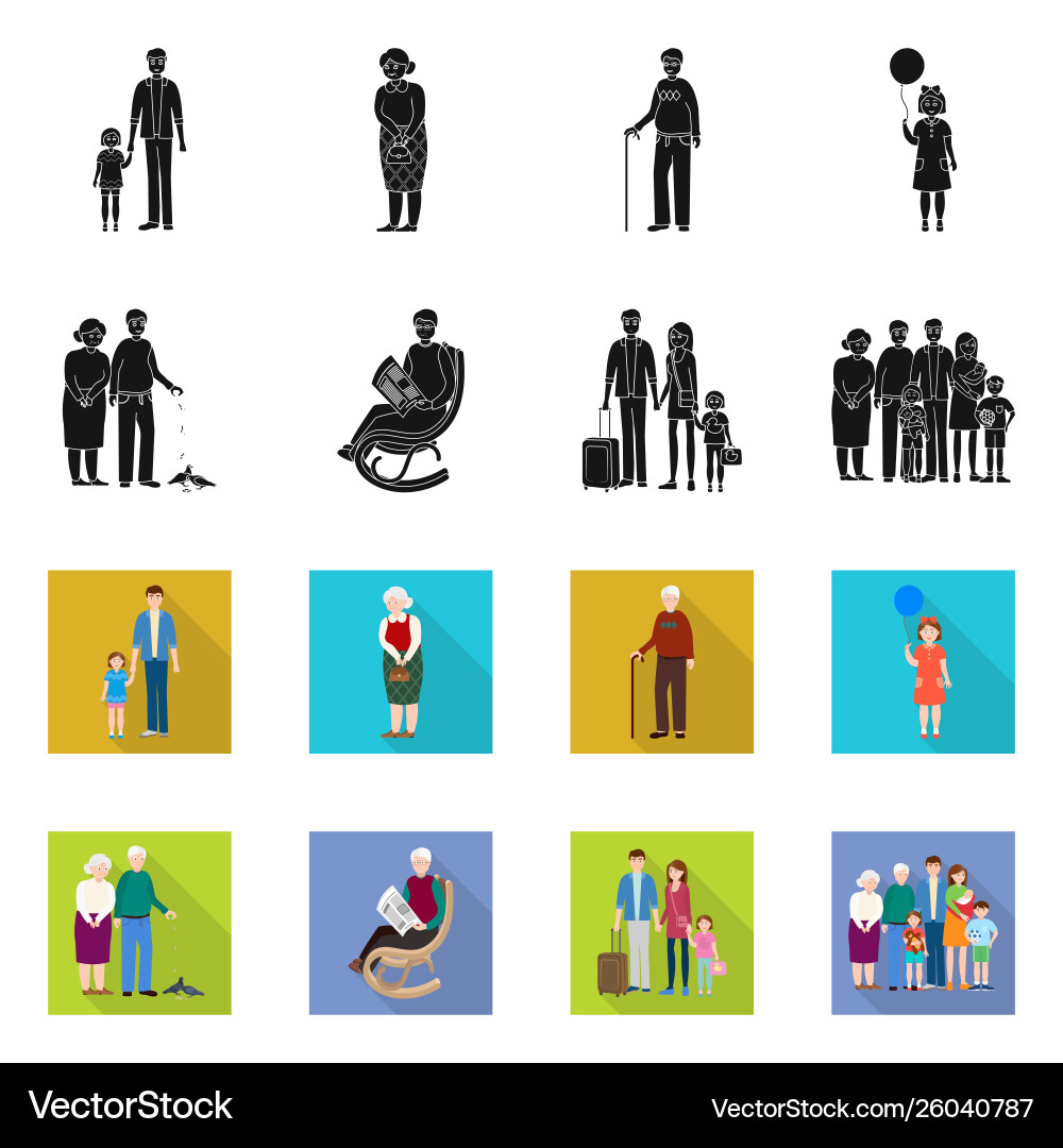 Design character and avatar sign set Design character and avatar sign set vector image