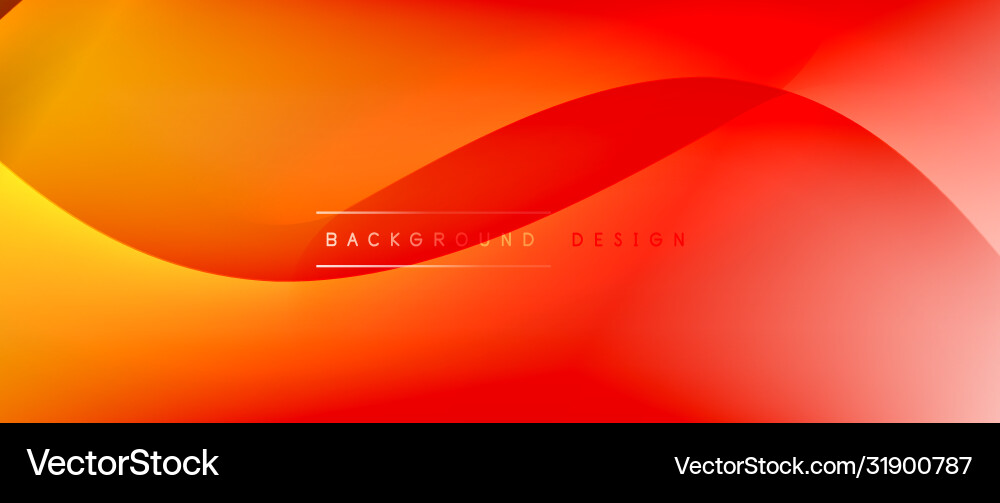 Fluid gradient waves with shadow lines and glowing Fluid gradient waves with shadow lines and glowing vector image