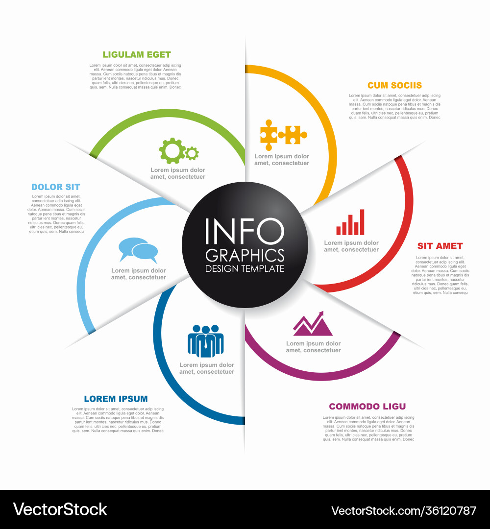 Infographic design template with place for your Vector Image