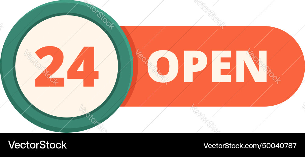 Open shop online icon cartoon notice Open shop online icon cartoon notice vector image