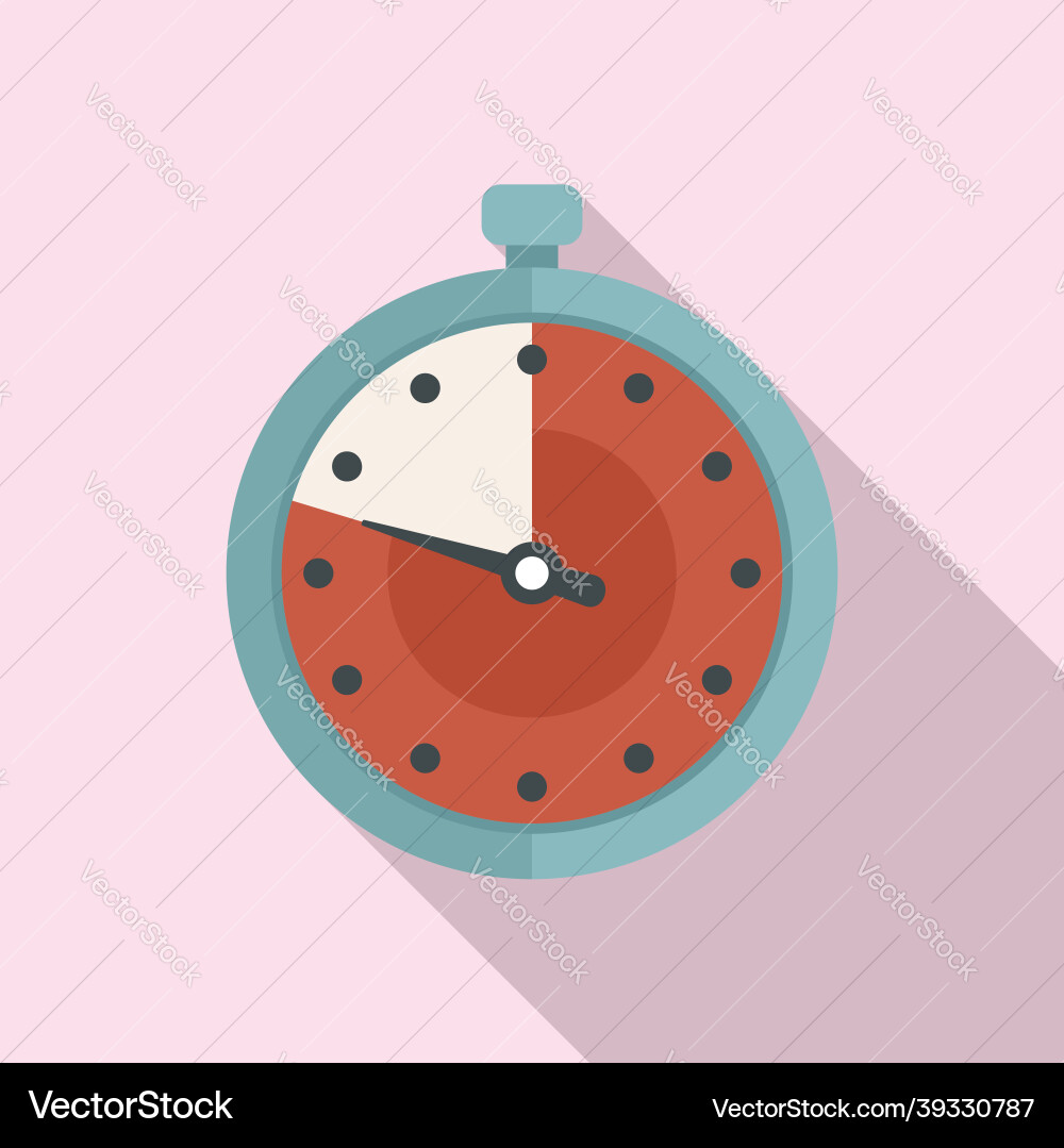 Second Stopwatch Icon - Timer & Clock vector image