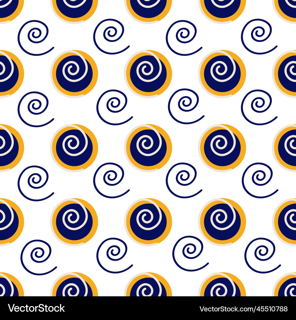 Abstract background of circles and a curl Abstract background of circles and a curl Vector Image