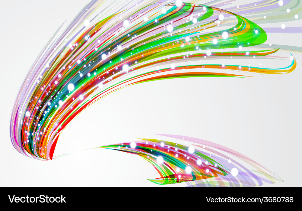 Abstract background with bent lines Vector Image
