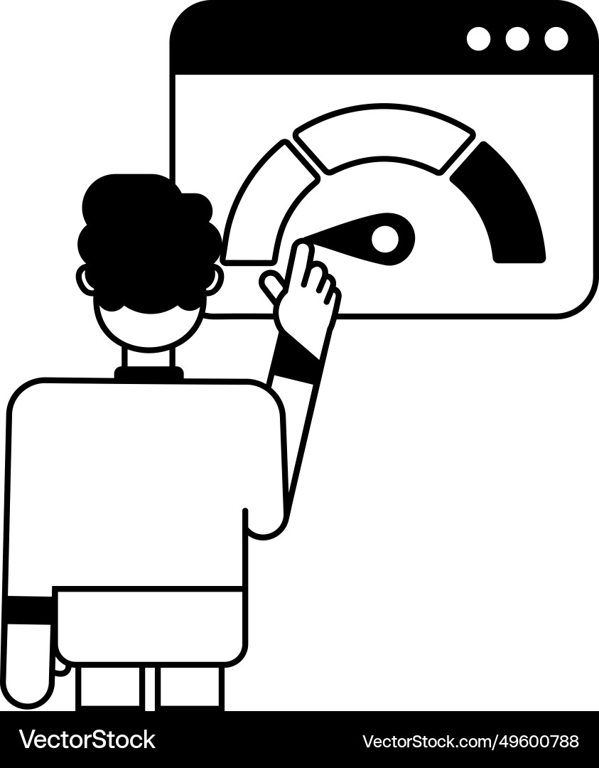 Code performance vector image