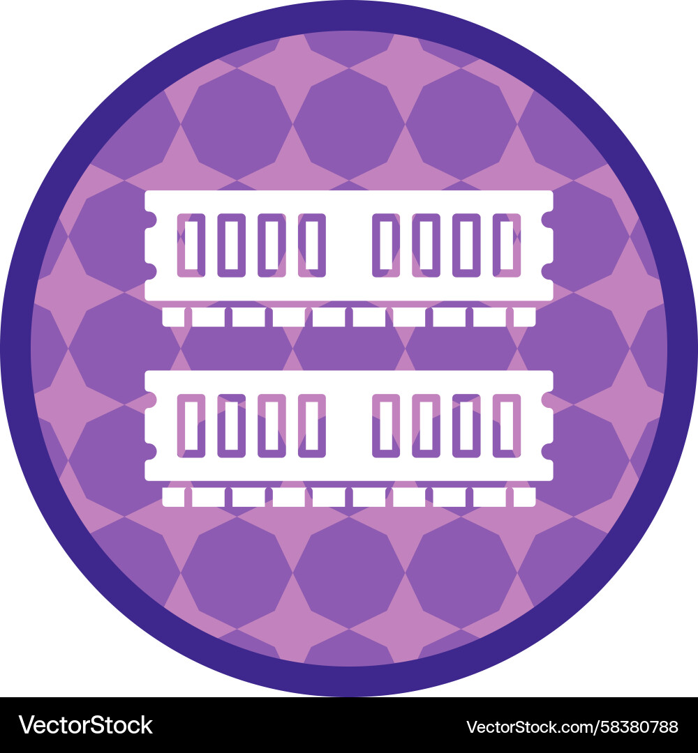 Random Access Memory Icon Vector Image