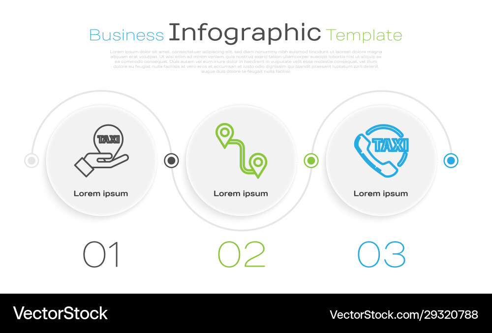 Set line hand on map pointer with taxi route Set line hand on map pointer with taxi route vector image