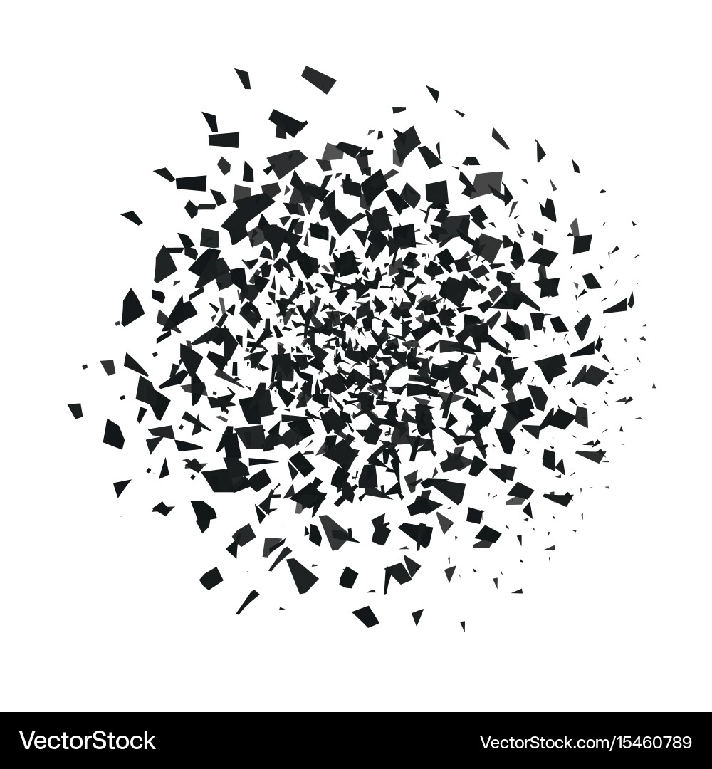 Abstract background with many falling tiny vector image