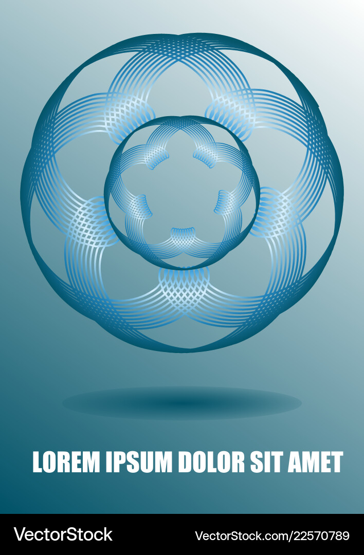 Modern background with circle abstract shape book Modern background with circle abstract shape book vector image