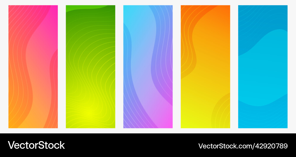 Modern colorful gradient background with wave Modern colorful gradient background with wave vector image
