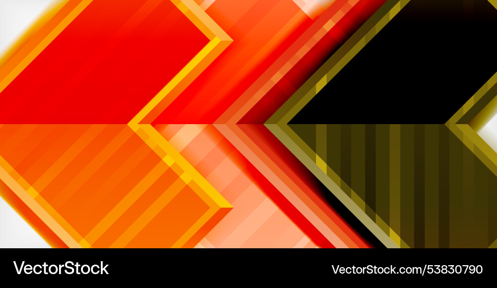 Arrow symbols created with 3d effects and line Arrow symbols created with 3d effects and line Vector Image